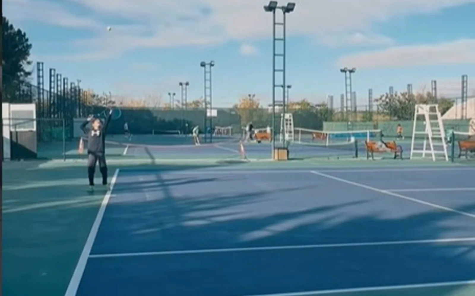 Ahal Teke Tenis Kulübü tesis görünümü
