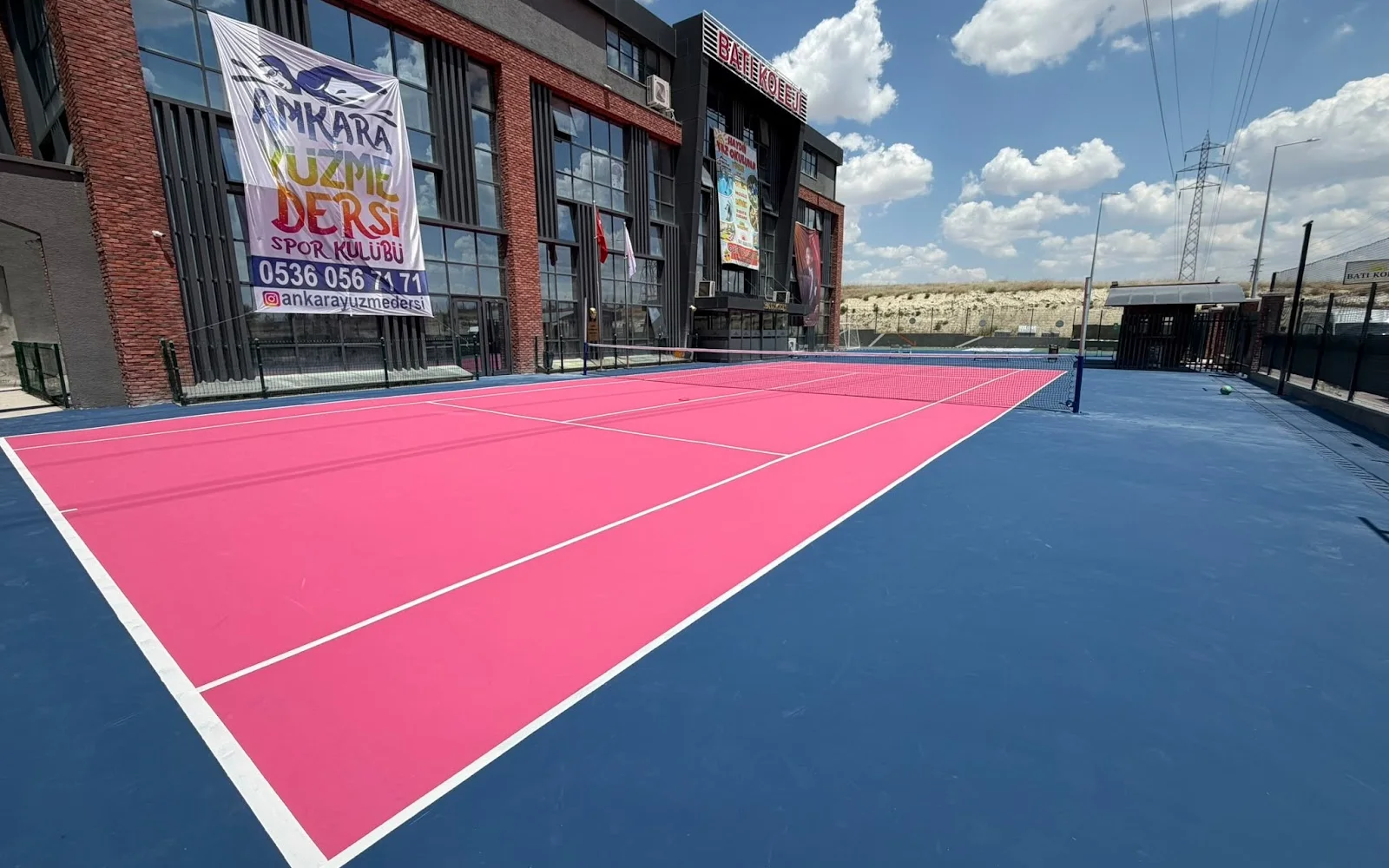 Ankara Yaşam Boyu Tenis tesis görünümü