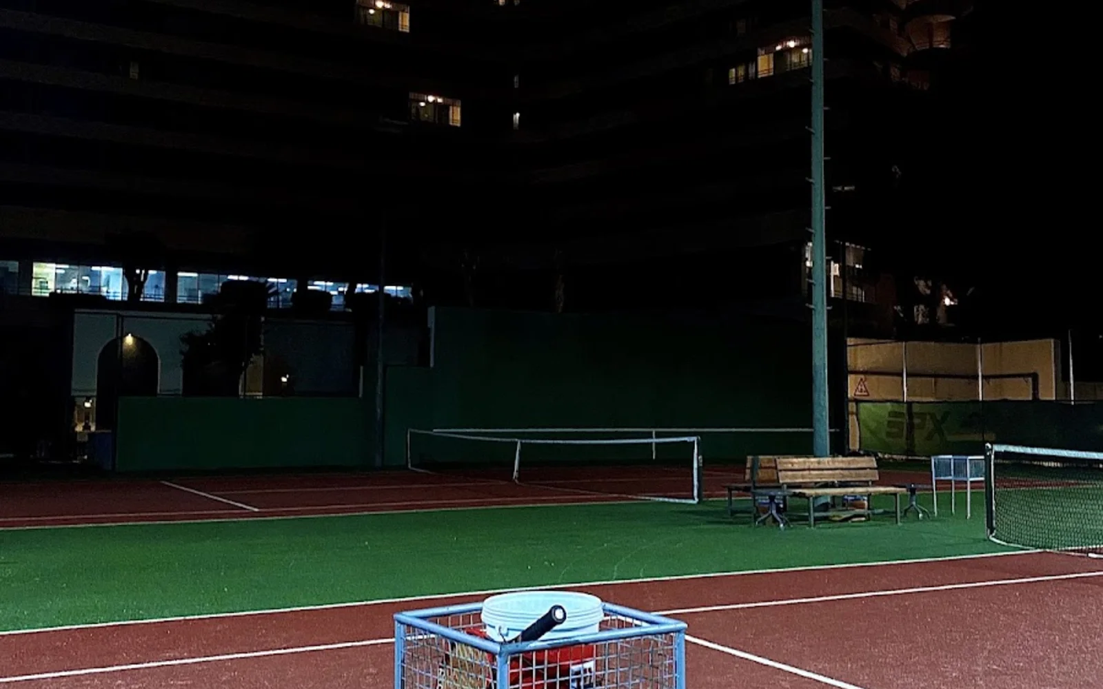 GA Antalya Tenis Akademi tesis görünümü