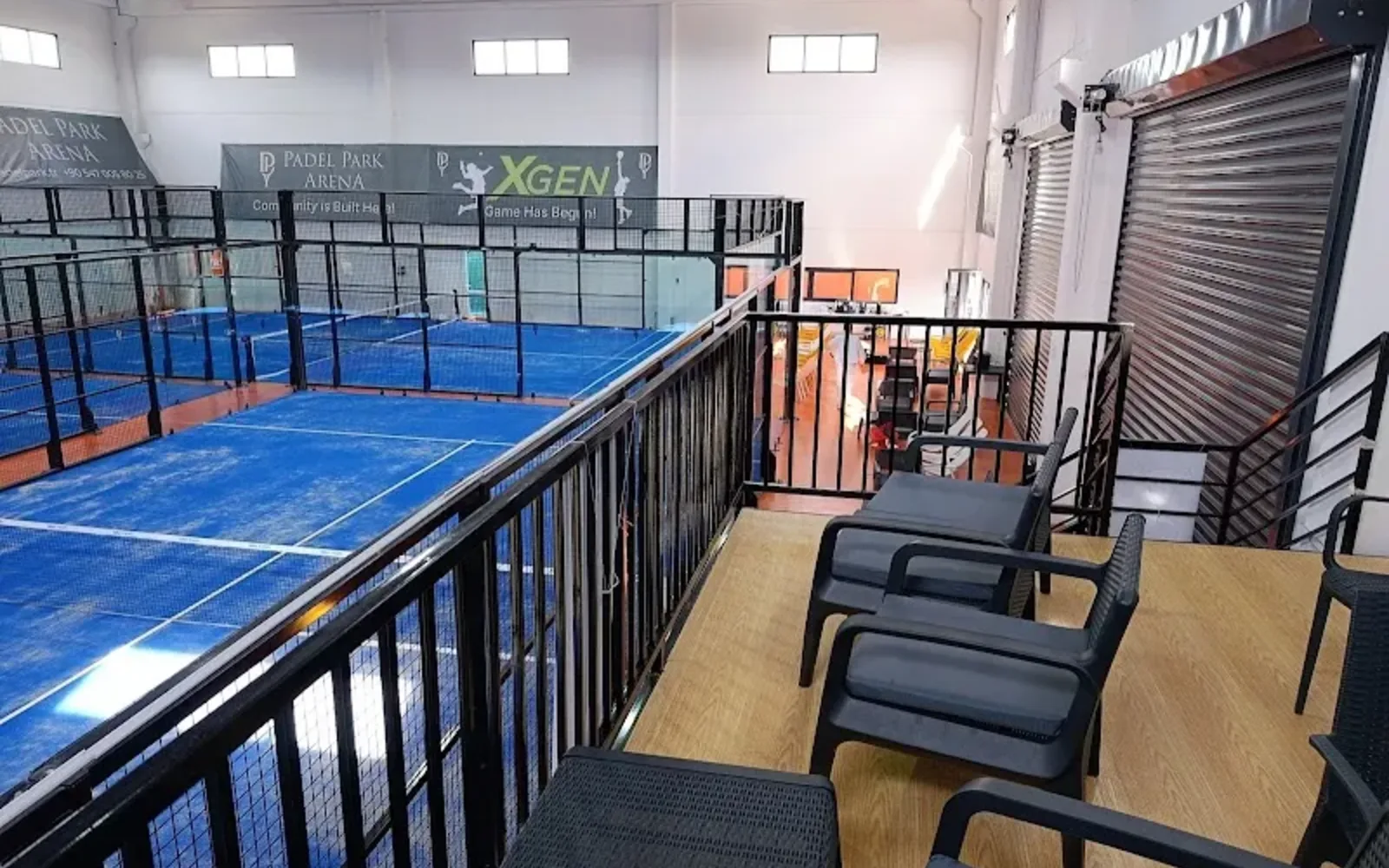 Padel Park Arena tesis görünümü