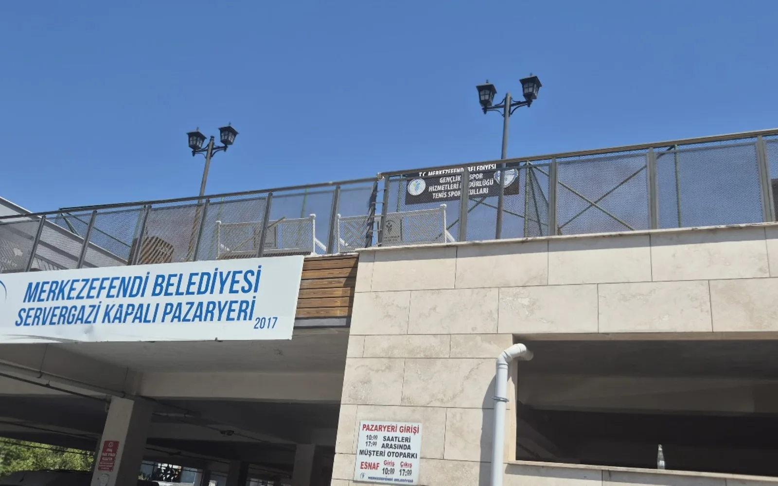 Servergazi Tenis Kulübü tesis görünümü