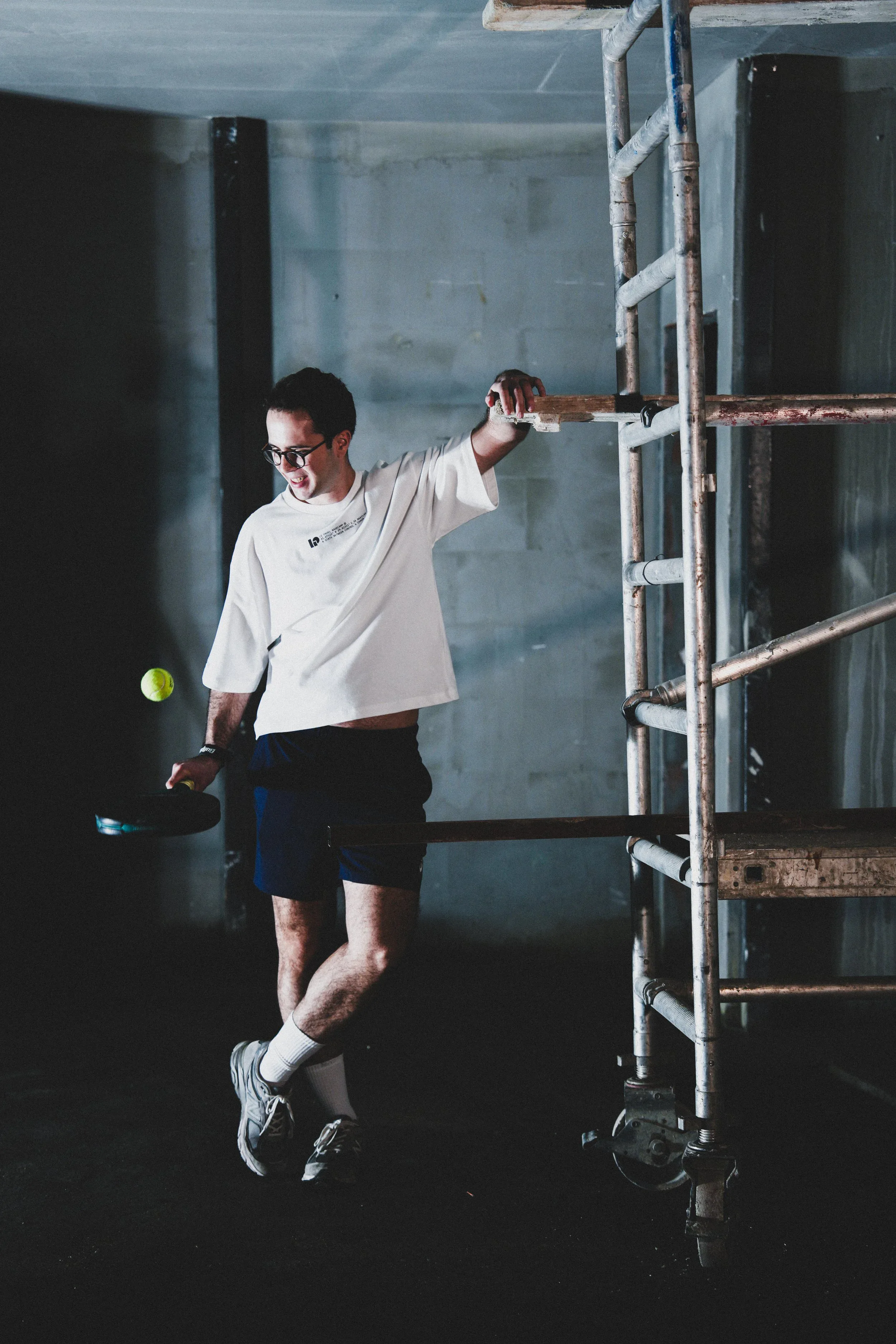 Le Padel sosyal alan görünümü