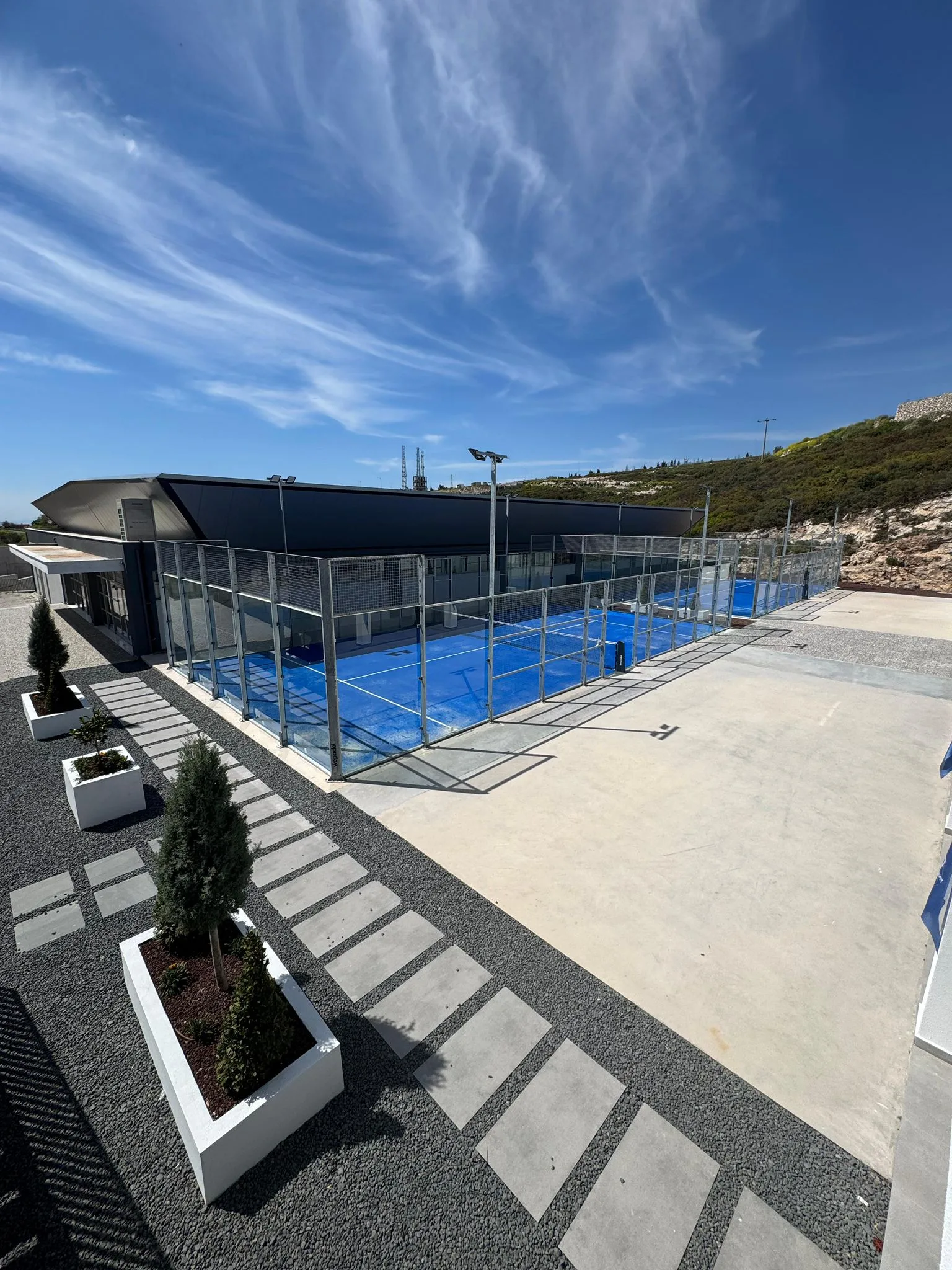Campus Padel & Pickleball Club tesis görünümü