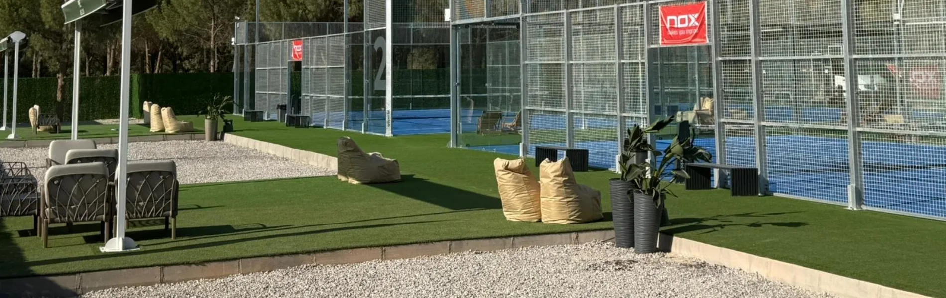 Pine Padel Club kort görünümü 2