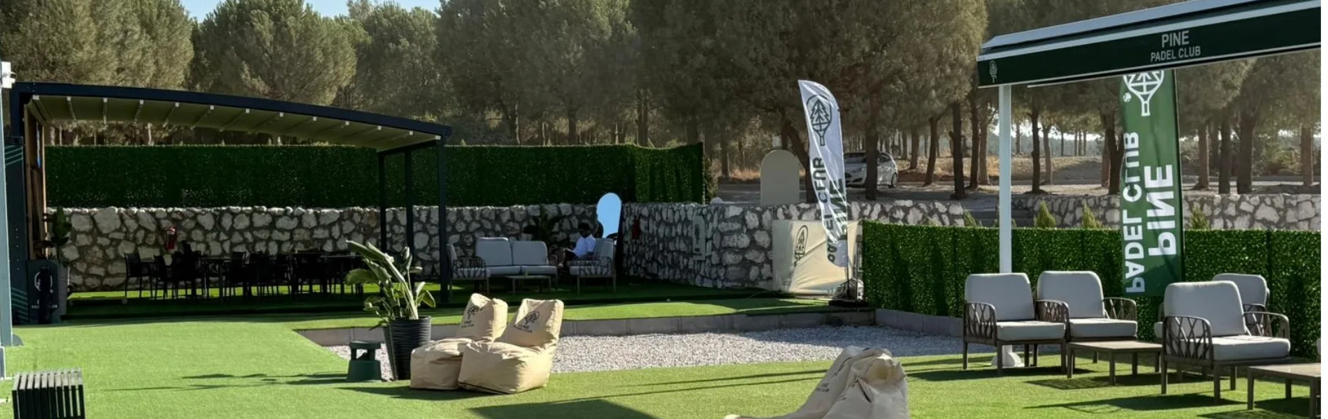 Pine Padel Club kort görünümü 3