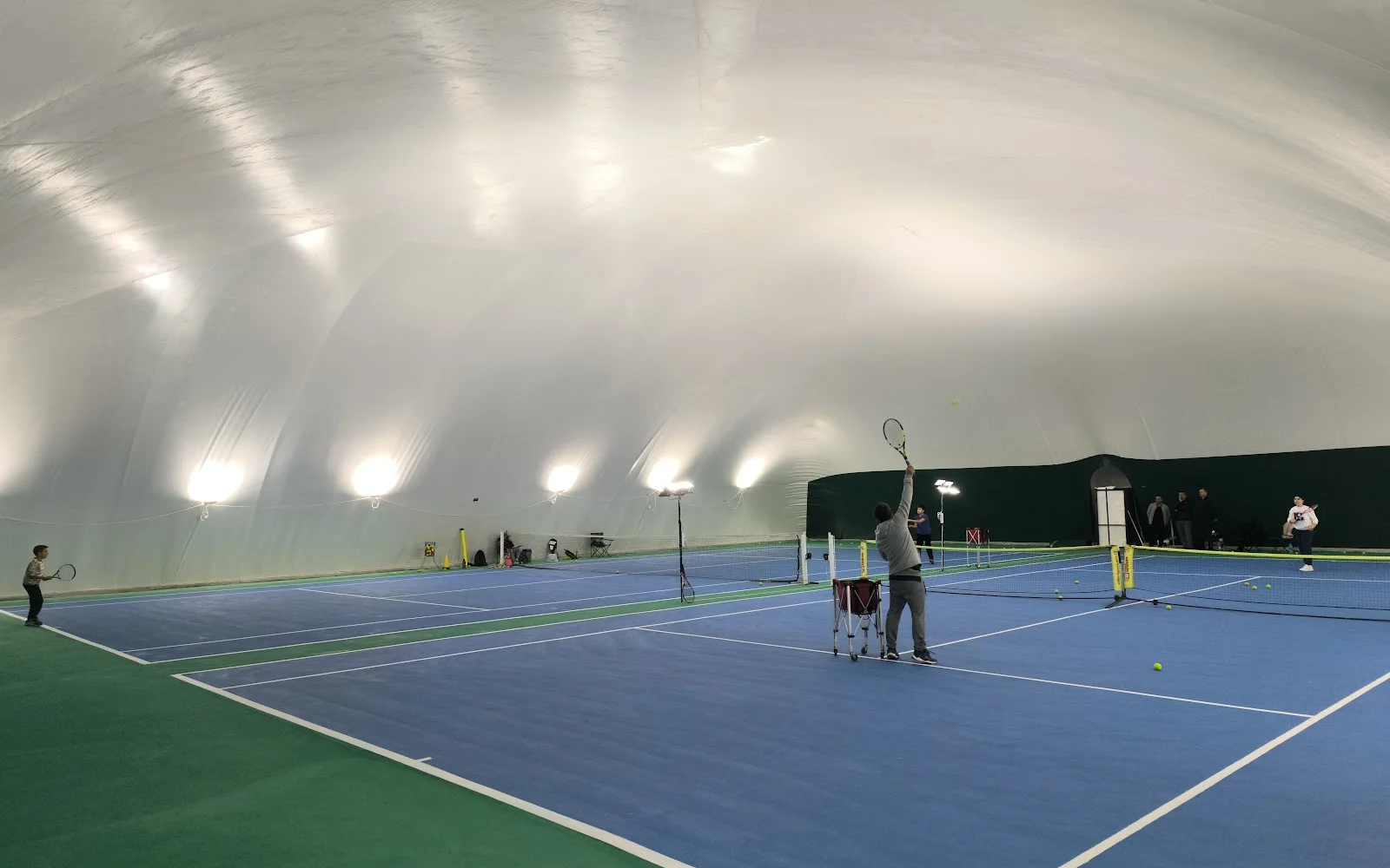Ali Saçıkara Tenis Akademisi tesis görünümü